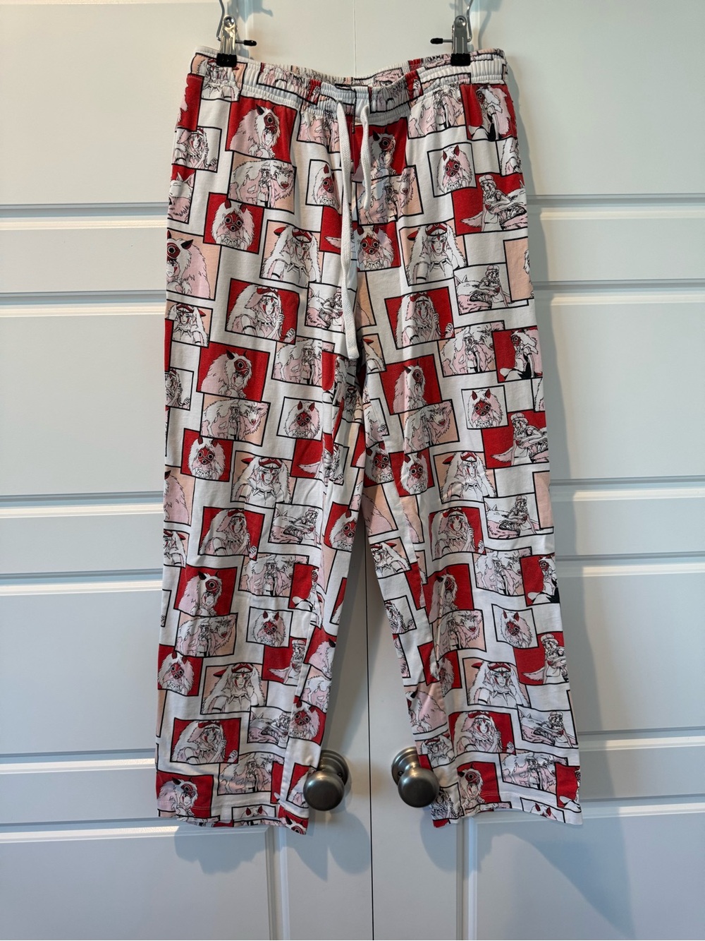 Studio Ghibli Princess Mononoke San  print sleep pants Size Medium Boxlunch